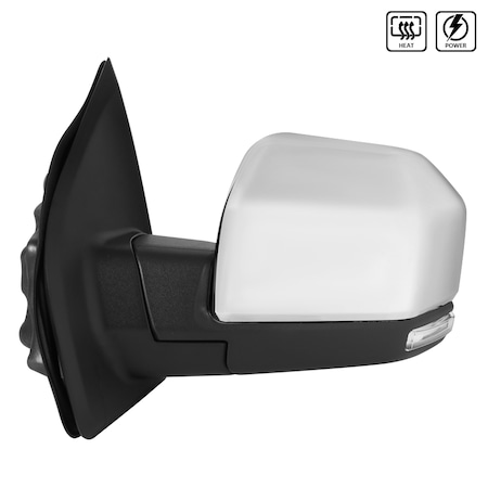 Spec-D Tuning 15-17 Ford F150 Towing Mirror-Chrome- Left RMV-F15015CHP-FS-L